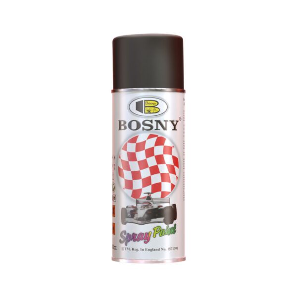 SPRAY BOSNY ACRILICO NEGRO MATE (FLAT BLACK) 4