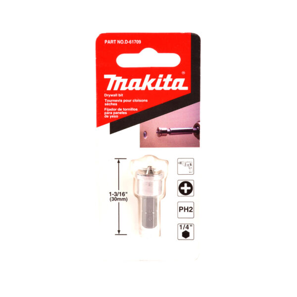 PUNTA CON TOPE MAKITA PARA ATORNILLADOR DE GYPSUM D-61709