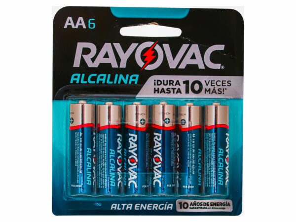 BATERIA RAYOVAC ALCALINA AAA 4+2 824-6