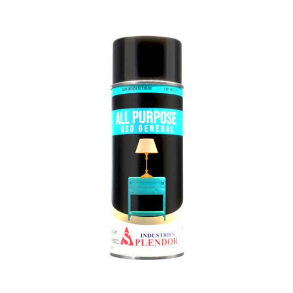 SPRAY SPLENDOR USO GENERAL NEGRO BRILLANTE 400ML #39