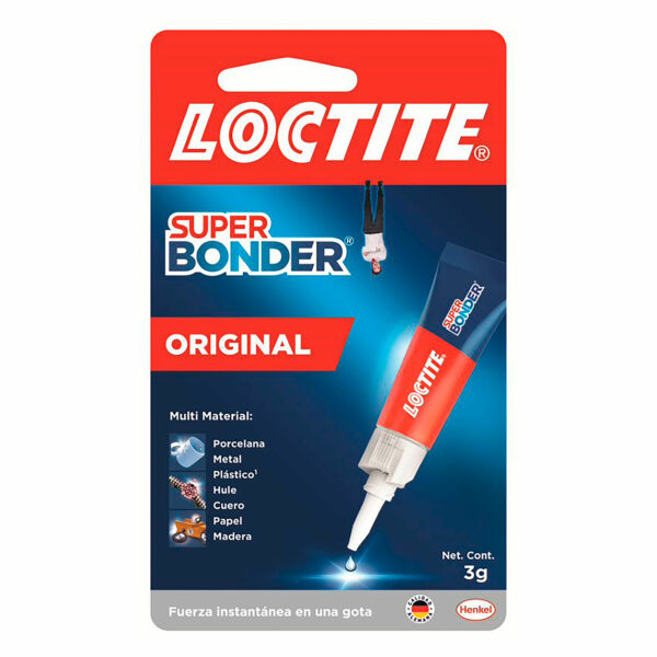 SUPER BONDER LOCTITE ORIGINAL DE 3 GR