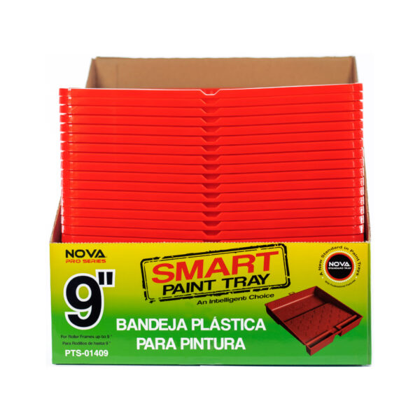 BANDEJA NOVA SMART PLASTICA PARA PINTAR ROJA 9 PTD-01409 - Imagen 2