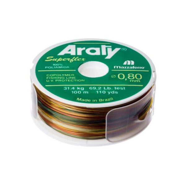 CUERDA PARA PESCAR ARATY TRANSPARENTE 0.80MM