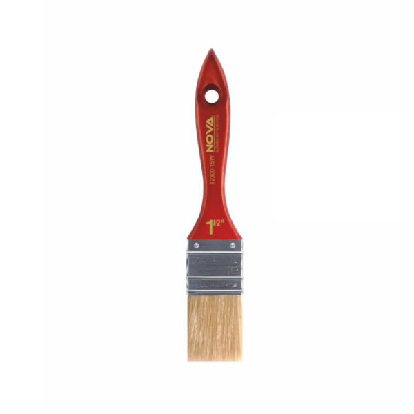 BROCHA NOVA TREND T2 ALL PAINTS CERDA BLANCA 1 1/2″ T2300-15W - Imagen 2