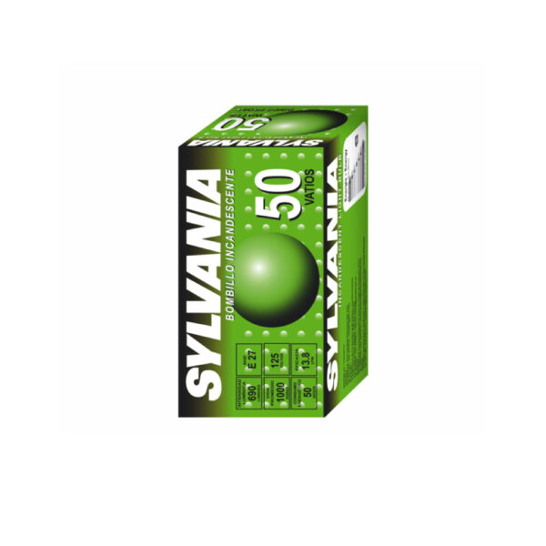 BOMBILLO SYLVANIA CORRIENTE 50W INCANDESCENTE P17553