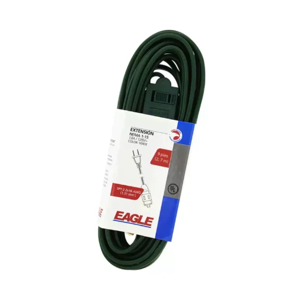 EXTENSION ELECTRICA EAGLE VERDE 2X16″ 4405-9G