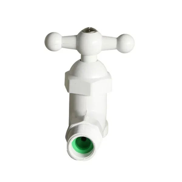 LLAVE CHORRO PVC BLANCA - Imagen 2