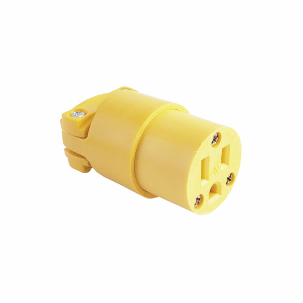 CONECTOR HEMBRA POLARIZADO AMARILLO EAGLE #4887