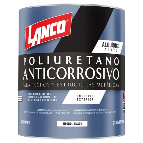 GALON ANTICORROSIVO POLIURETANO NEGRO MM92-4