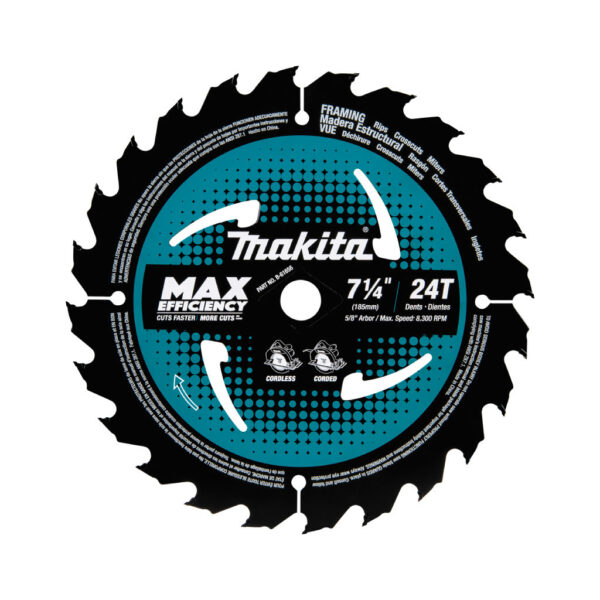 DISCO MAKITA PARA SIERRA CIRCULAR 7 1/4″ X 24 DIENTES B-61656