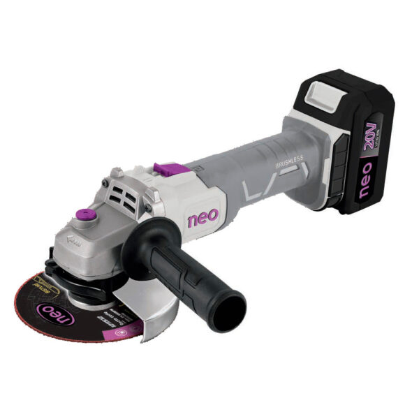 ESMERILADORA NEO RECARGABLE BRUSHLESS 20V AA1015/1/20