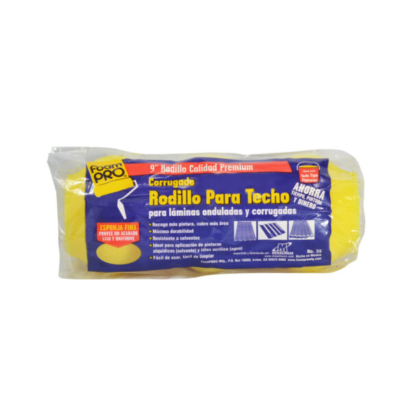 FELPA FOAM PRO DE ESPUMA PREMIUN ONDULADA PARA TECHO 9″ FP-33