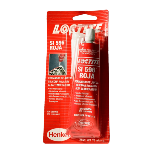 SILICON LOCTITE ROJO SI 596 70ML 285956