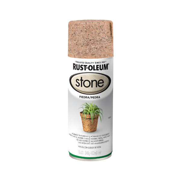 SPRAY RUST-OLEUM ACABADO PIEDRA TONO SIENA 340G 314098