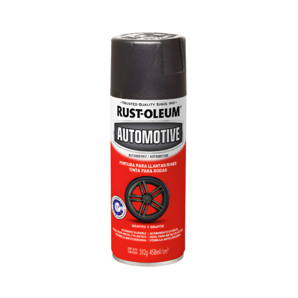 SPRAY RUST-OLEUM AUTOMOTRIZ PARA AROS GRAFITO SATINADO 312G 313523