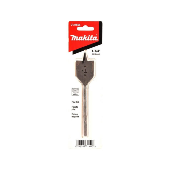 BROCA PALETA MAKITA PARA MADERA DE 1 1/4″ X 6 1/2″ D-24658